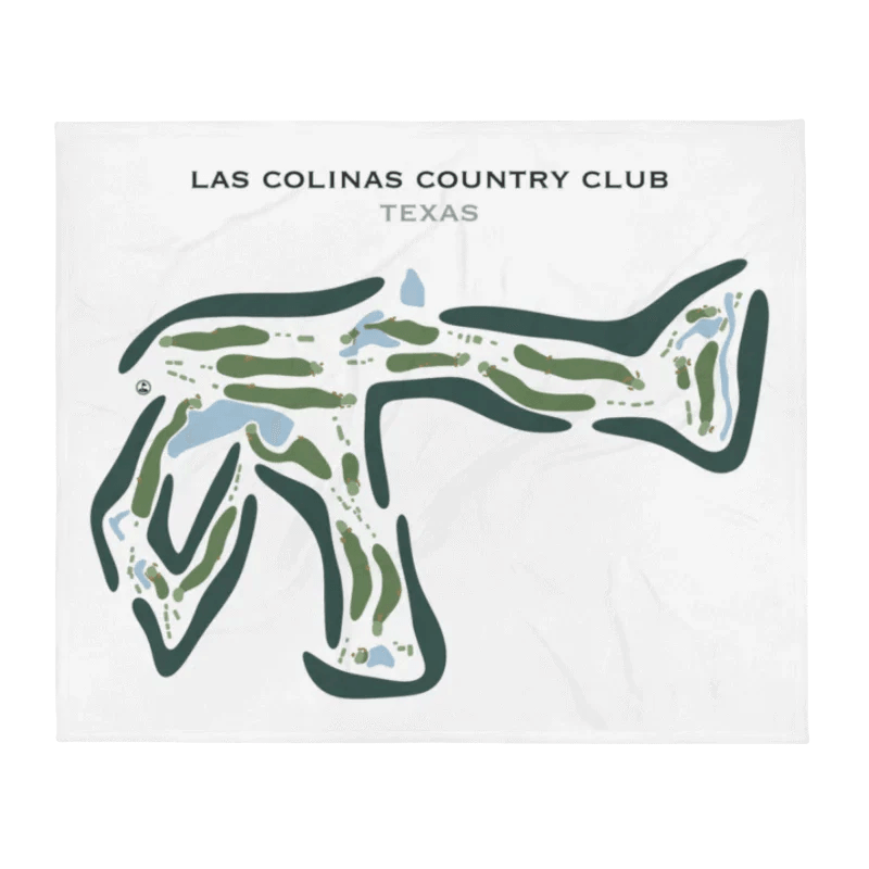 Las Colinas Country Club, Texas - Printed Golf Courses
