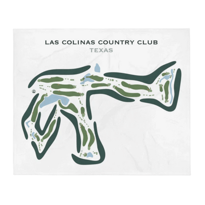 Las Colinas Country Club, Texas - Printed Golf Courses