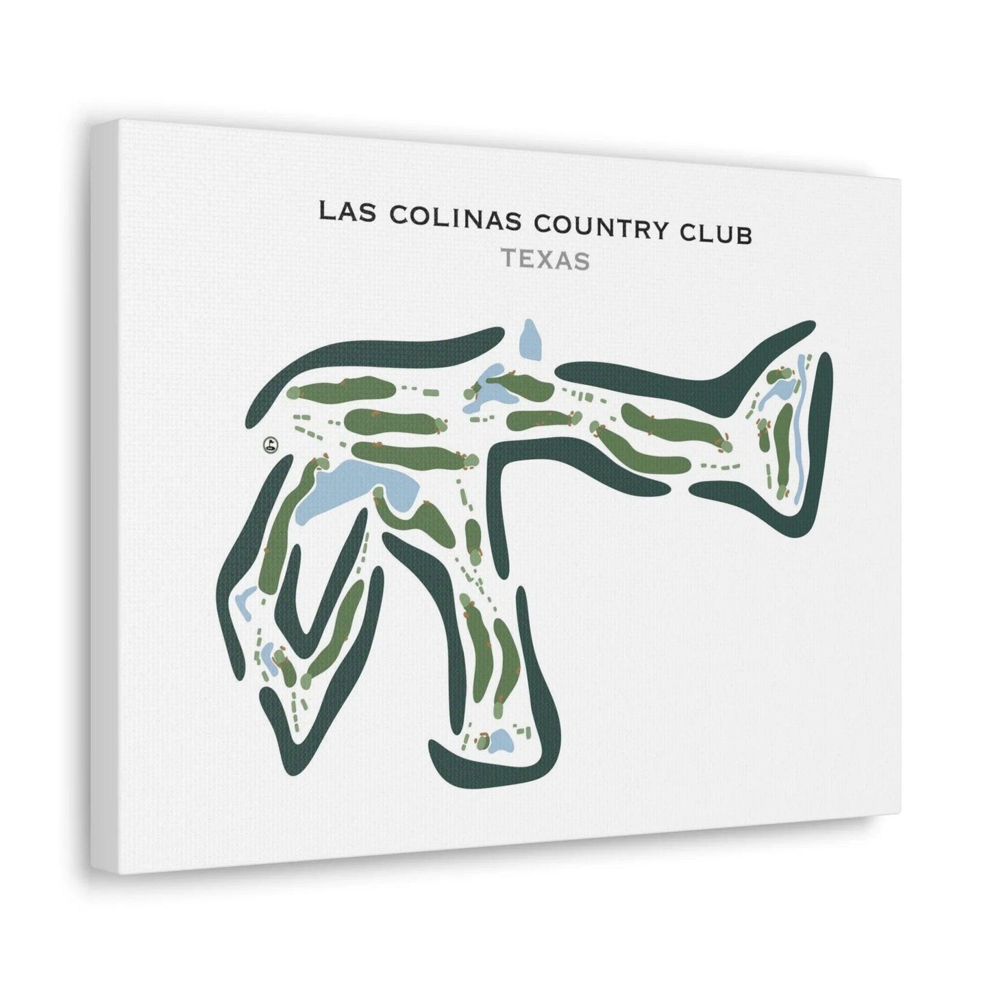 Las Colinas Country Club, Texas - Printed Golf Courses