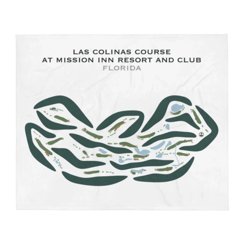 Las Colinas Course at Mission Inn Resort & Club, Florida - Printed Golf Courses