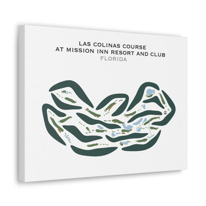 Las Colinas Course at Mission Inn Resort & Club, Florida - Printed Golf Courses