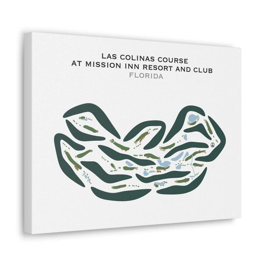 Las Colinas Course at Mission Inn Resort & Club, Florida - Printed Golf Courses