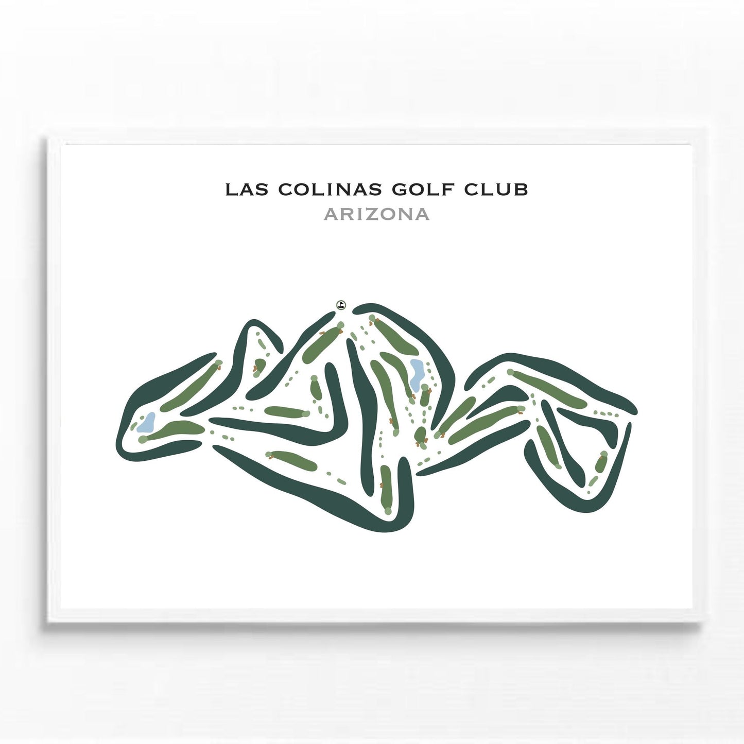 Las Colinas Golf Club, Arizona - Printed Golf Courses