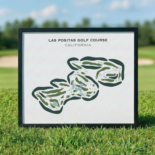 Las Positas Golf Course, California - Printed Golf Courses