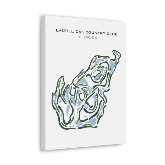 Laurel Oak Country Club, Florida - Printed Golf Courses