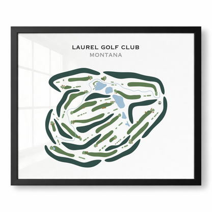 Laurel Golf Club, Montana - Printed Golf Courses