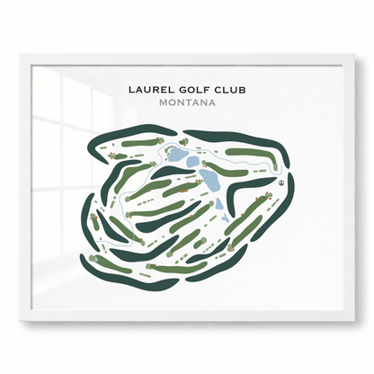 Laurel Golf Club, Montana - Printed Golf Courses