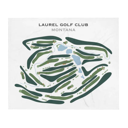 Laurel Golf Club, Montana - Printed Golf Course