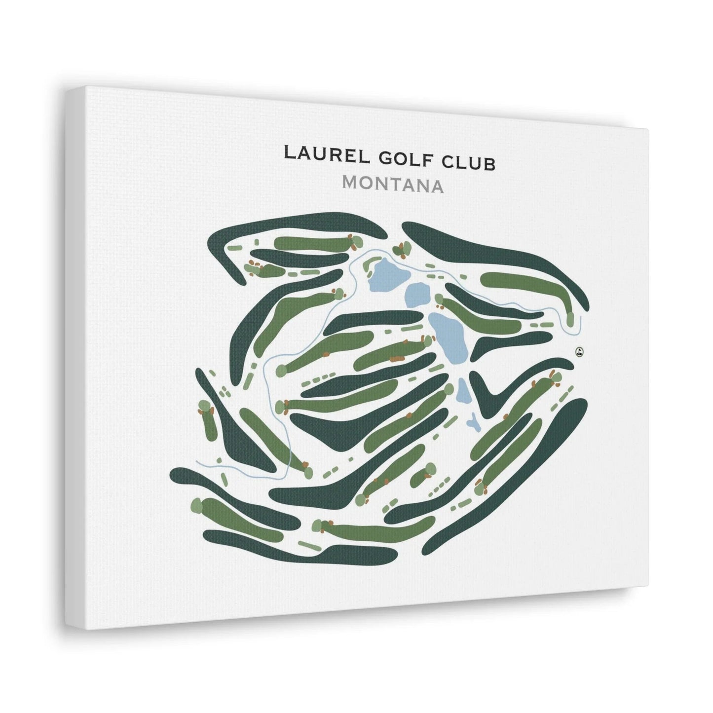 Laurel Golf Club, Montana - Printed Golf Course