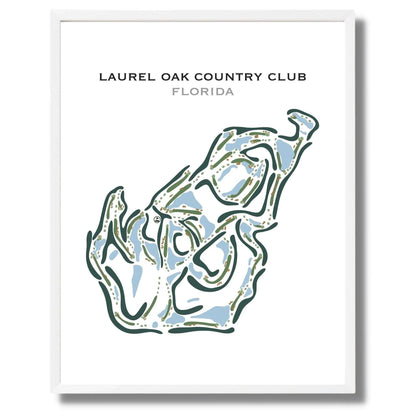 Laurel Oak Country Club, Florida - Printed Golf Courses