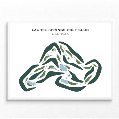 Laurel Springs Golf Club, Georgia - Printed Golf Courses