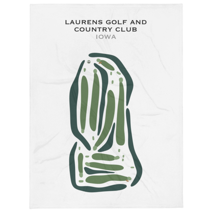 Laurens Golf & Country Club, Iowa - Printed Golf Courses