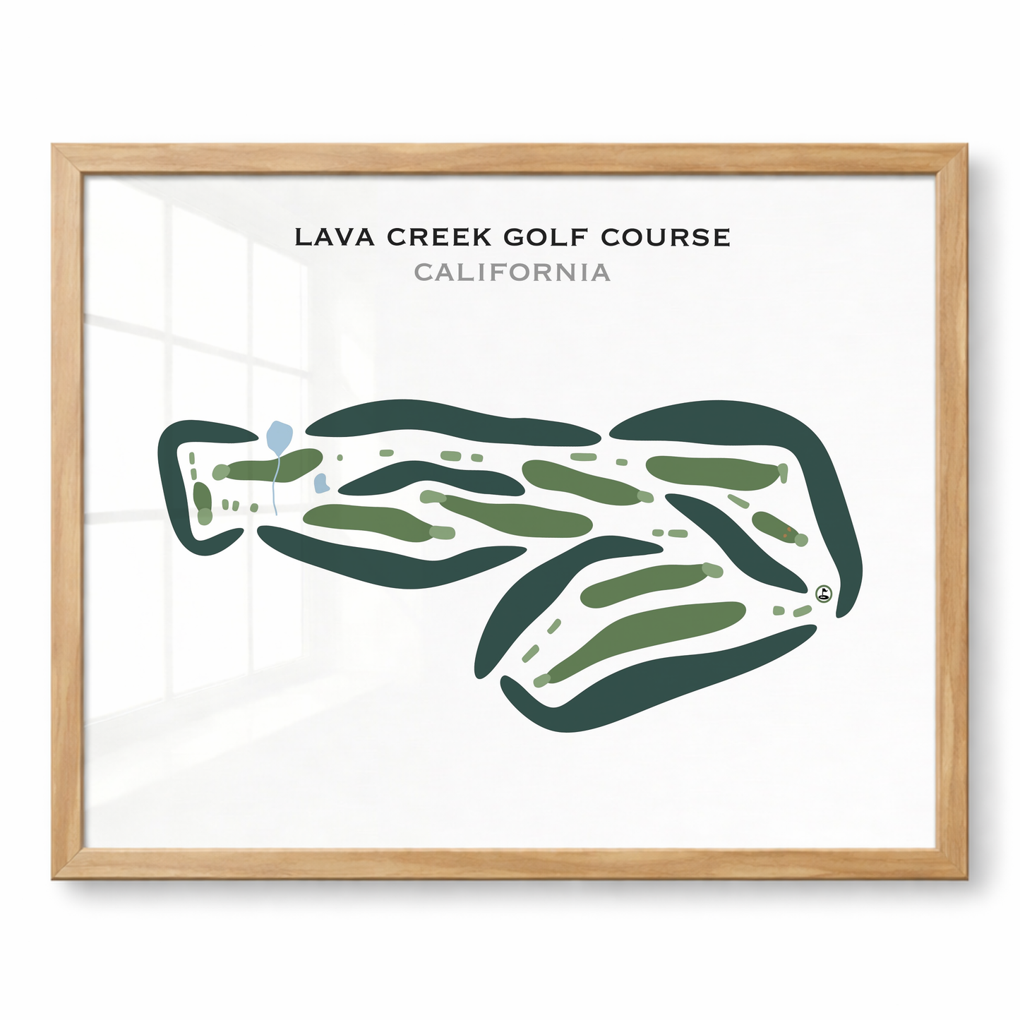 Lava Creek Golf Course, California - Printed Golf Courses