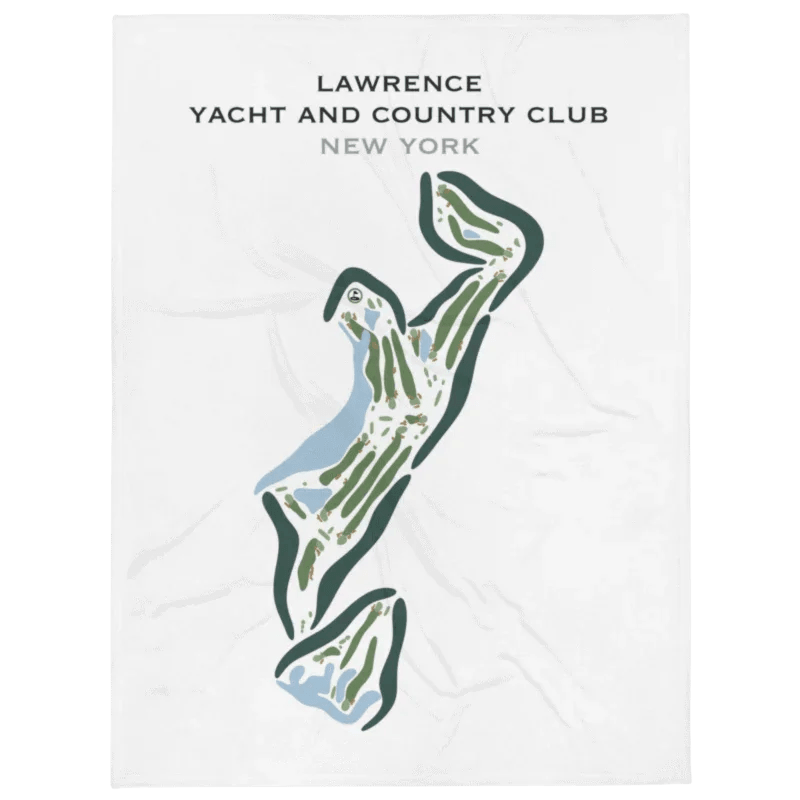 Lawrence Yacht and Country Club, New York - Printed Golf Courses