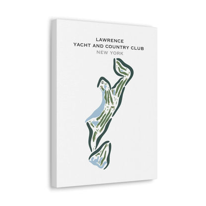 Lawrence Yacht and Country Club, New York - Printed Golf Courses