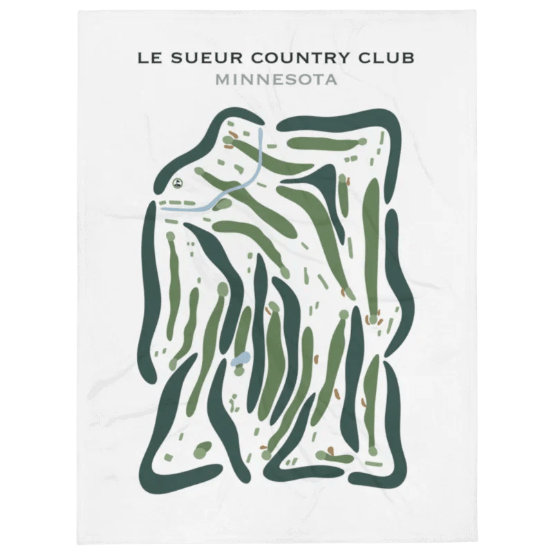 Le Sueur Country Club, Minnesota - Printed Golf Courses