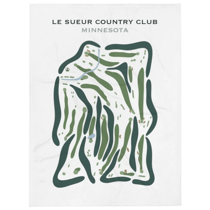 Le Sueur Country Club, Minnesota - Printed Golf Courses