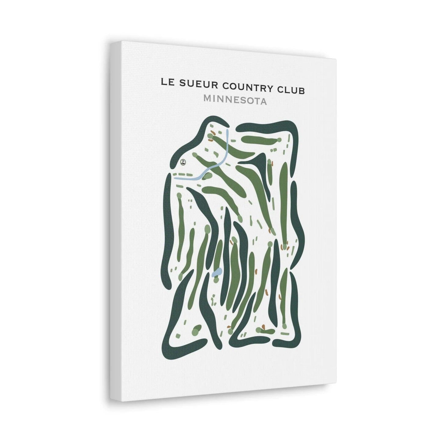 Le Sueur Country Club, Minnesota - Printed Golf Courses