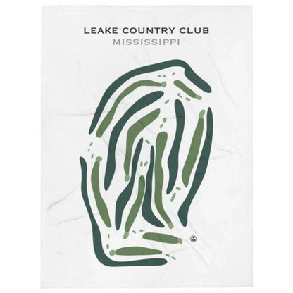 Leake Country Club, Mississippi - Printed Golf Course