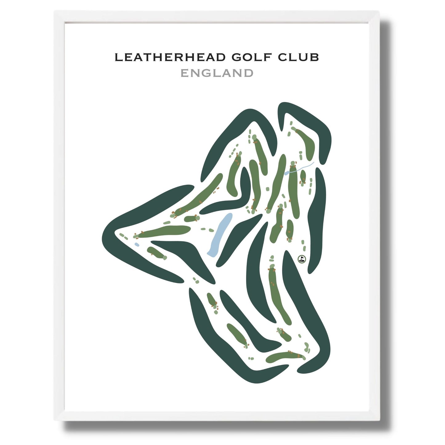 Leatherhead Golf Club, United Kingdom - Printed Golf Courses