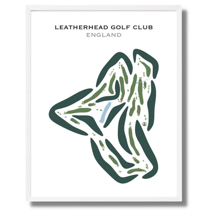 Leatherhead Golf Club, United Kingdom - Printed Golf Courses