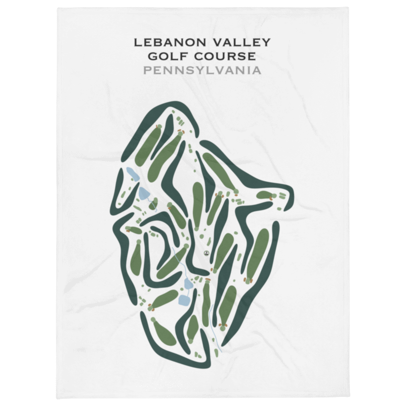 Lebanon Valley Golf Course, Pennsylvania - Printed Golf Courses