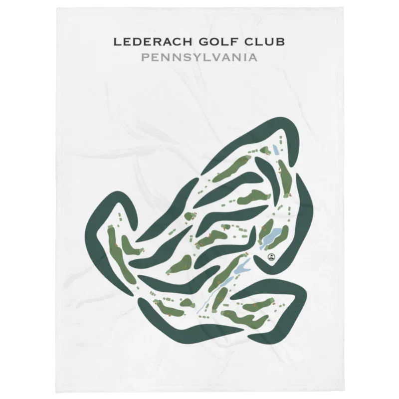 Lederach Golf Club, Pennsylvania - Printed Golf Courses