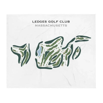 Ledges Golf Club, Massachusetts - Printed Golf Course