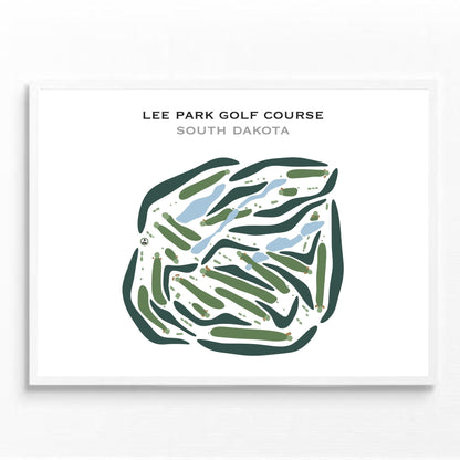 Lee Park Golf Course, South Dakota - Printed Golf Courses