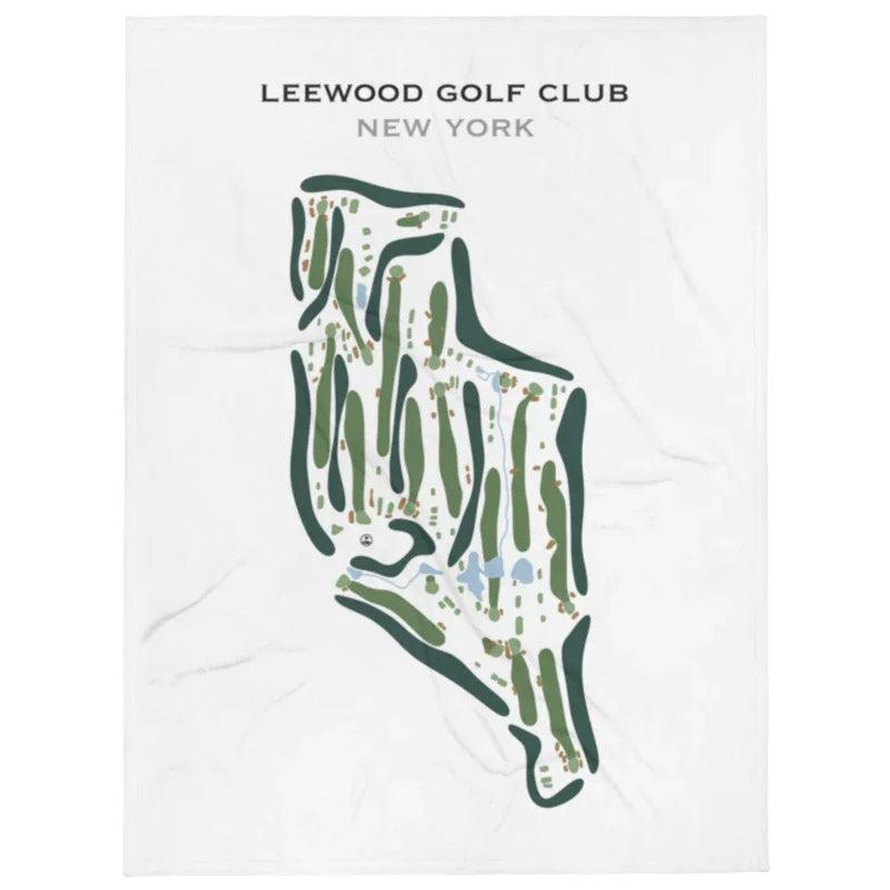 Leewood Golf Club, New York - Printed Golf Course