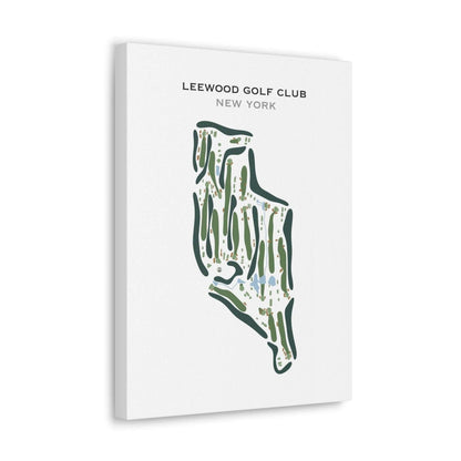 Leewood Golf Club, New York - Printed Golf Course