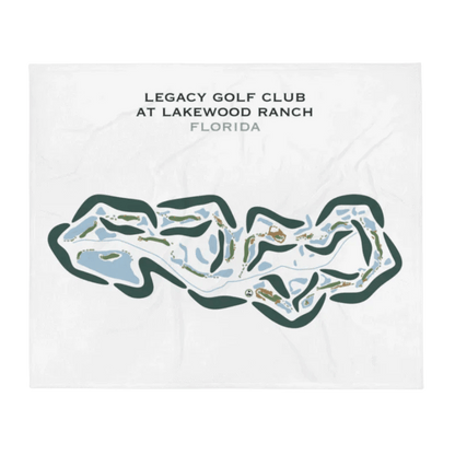 Legacy Golf Club At Lakewood Ranch, Florida - Printed Golf Courses