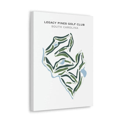 Legacy Pines Golf Club, South Carolina - Printed Golf Courses