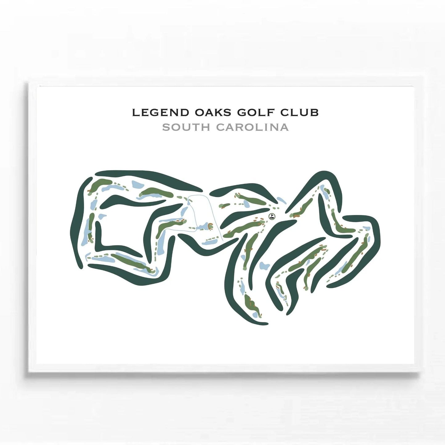 Legend Oaks Golf Club, South Carolina - Printed Golf Courses