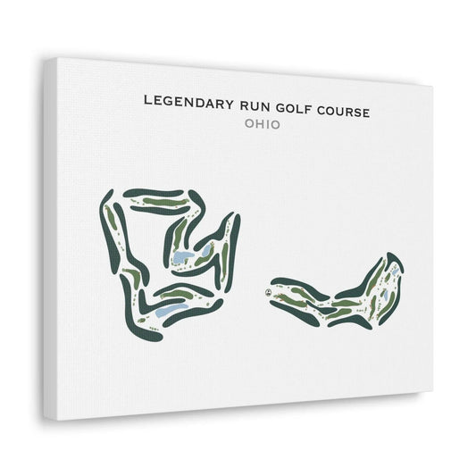 Legendary Run Golf Course, Ohio - Printed Golf Course