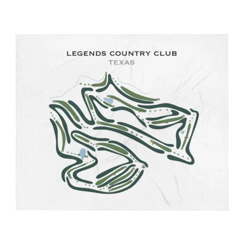 Legends Country Club, Texas - Printed Golf Courses