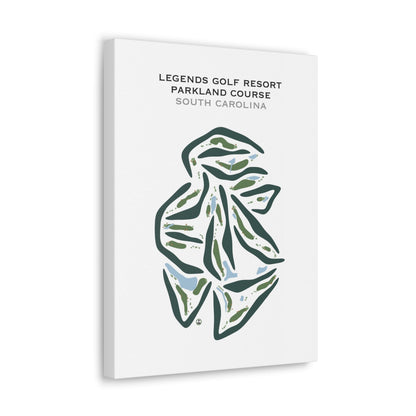 Legends Golf Resort - Parkland Course, South Carolina - Printed Golf Courses