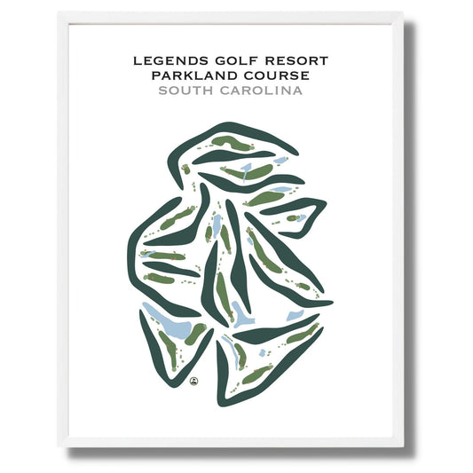 Legends Golf Resort - Parkland Course, South Carolina - Printed Golf Courses
