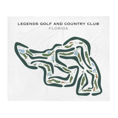 Legends Golf & Country Club, Florida - Printed Golf Course