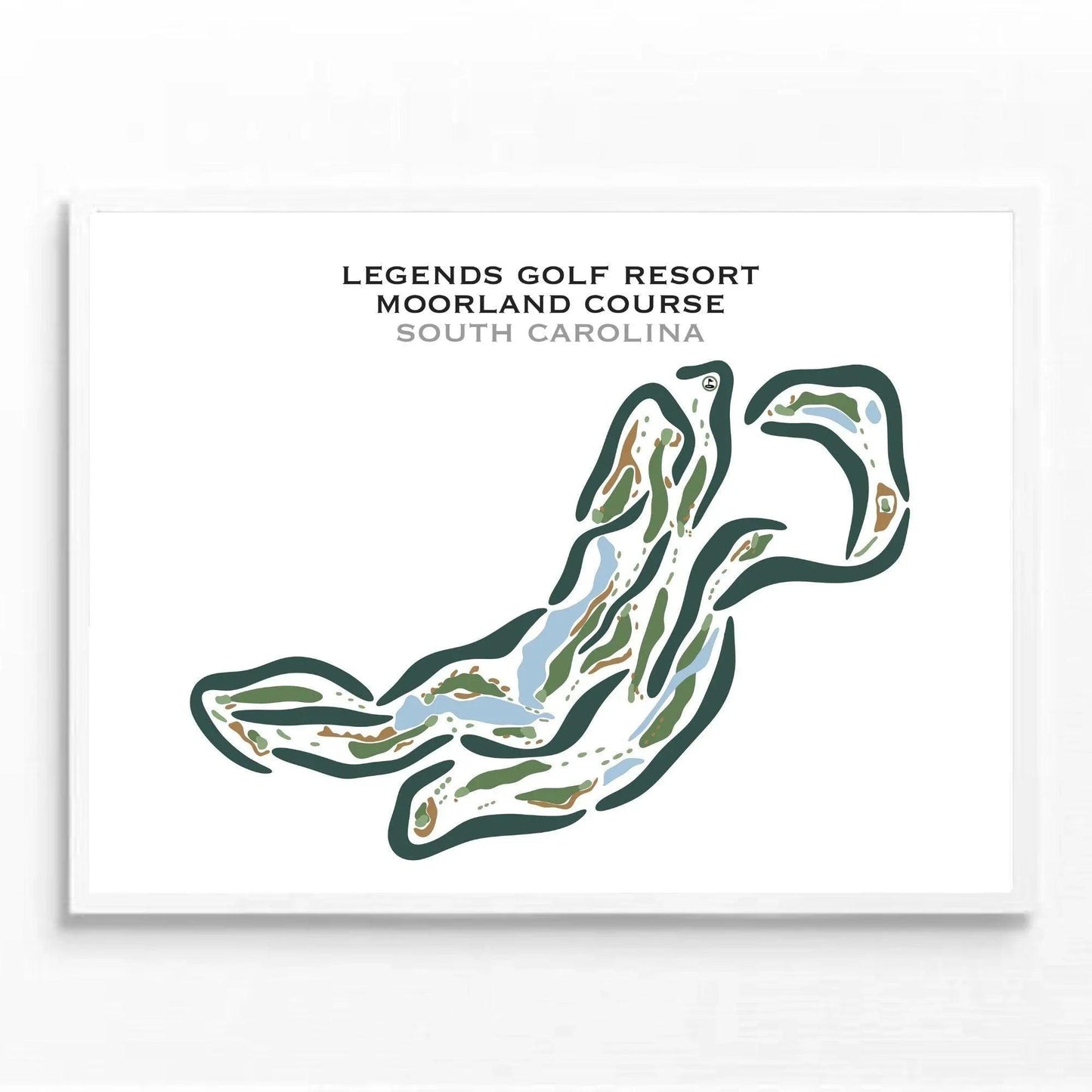 The Legends Golf Resort - Moorland Course, South Carolina - Printed Golf Courses