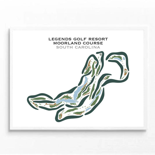 The Legends Golf Resort - Moorland Course, South Carolina - Printed Golf Courses