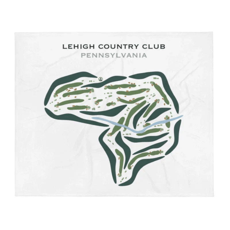 Lehigh Country Club, Pennsylvania - Printed Golf Courses