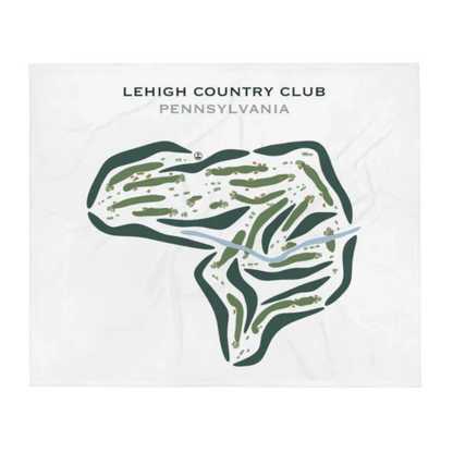 Lehigh Country Club, Pennsylvania - Printed Golf Courses