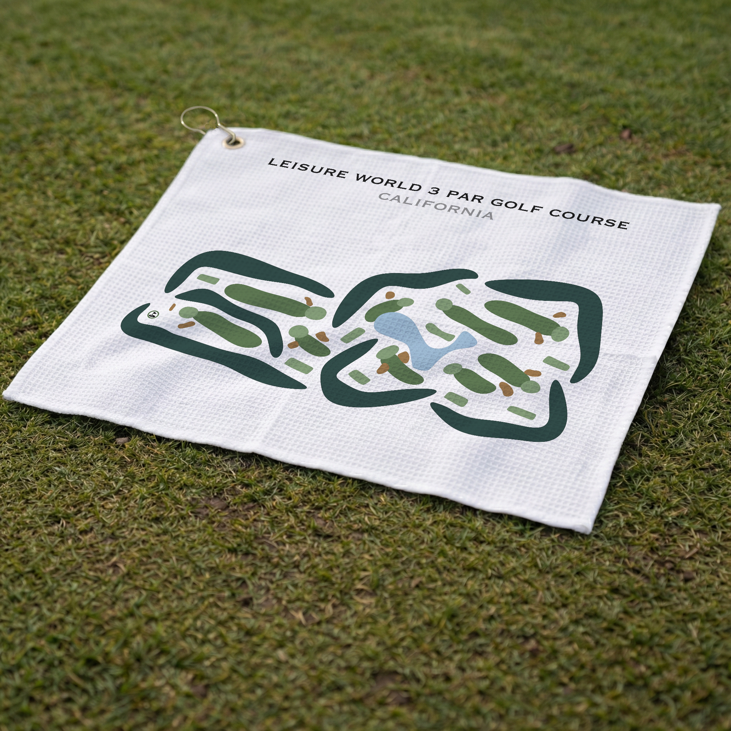 Leisure World 3 Par Golf Course, California - Printed Golf Courses