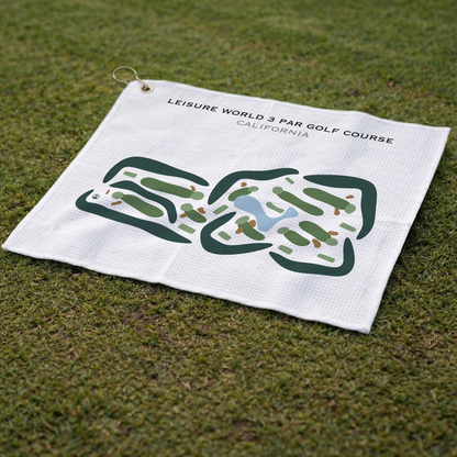 Leisure World 3 Par Golf Course, California - Printed Golf Courses