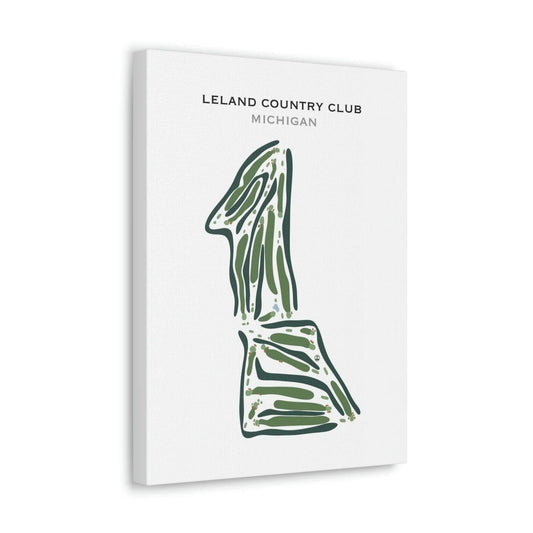 Leland Country Club, Michigan - Printed Golf Course