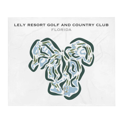 Lely Resort Golf and Country Club, Florida - Printed Golf Courses