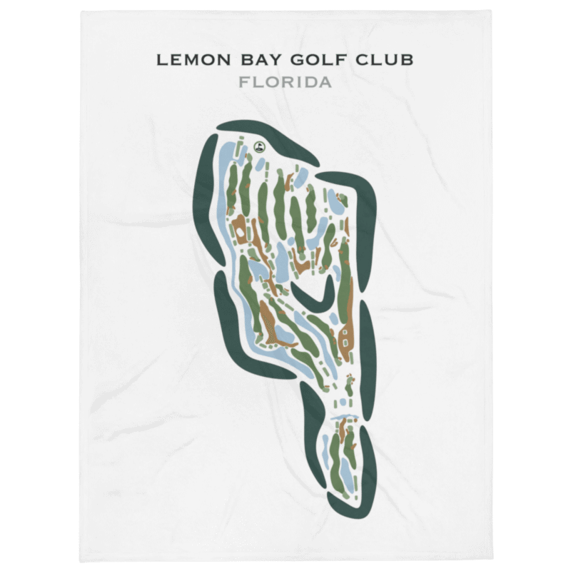 Lemon Bay Golf Club, Florida - Printed Golf Courses