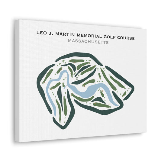 Leo J. Martin Memorial Golf Course, Massachusetts - Printed Golf Courses