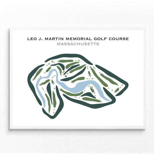 Leo J. Martin Memorial Golf Course, Massachusetts - Printed Golf Courses